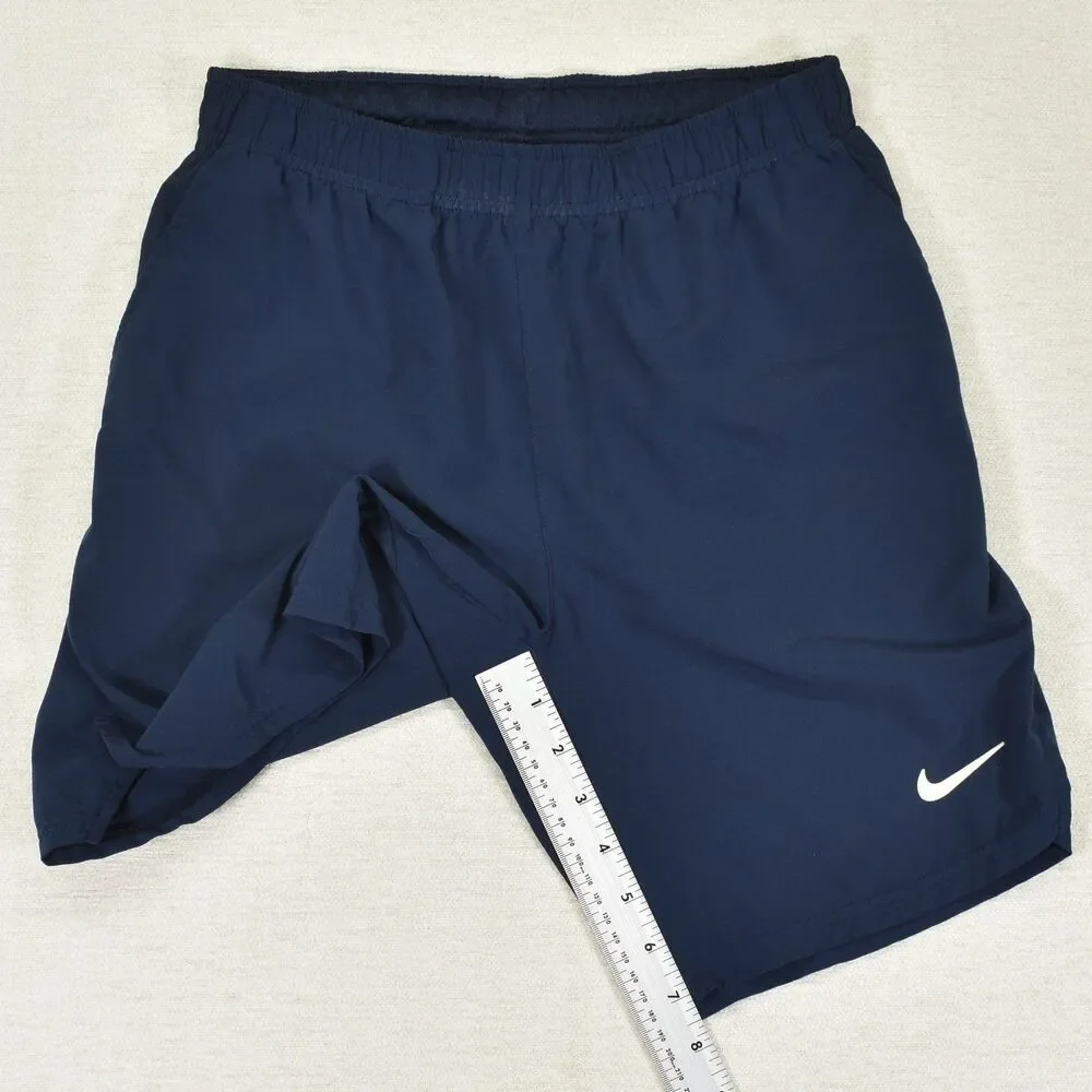 Nike Boys Court Dri-FIT Victory Tennis Shorts Navy Blue Size Large L 14-16